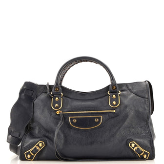 Balenciaga City Classic Metallic Edge Bag Leather Medium