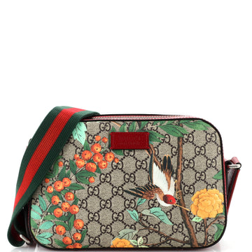 Gucci Camera Shoulder Bag Tian Print GG Coated Canvas Medium