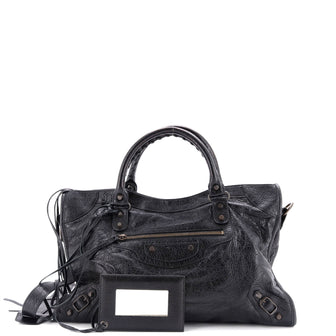 Balenciaga City Classic Studs Bag Leather Medium