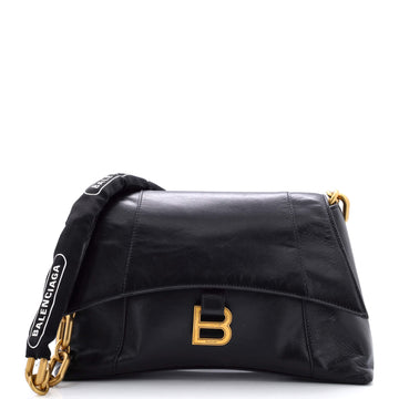 Balenciaga Downtown S Chain-Handle Shoulder Bag Leather Small