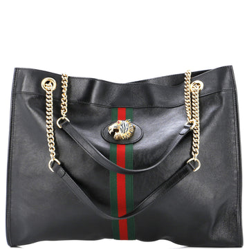Gucci Rajah Chain Tote Leather Large