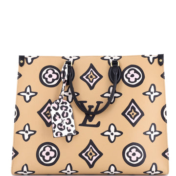 Louis Vuitton OnTheGo Tote Wild at Heart Monogram Giant GM