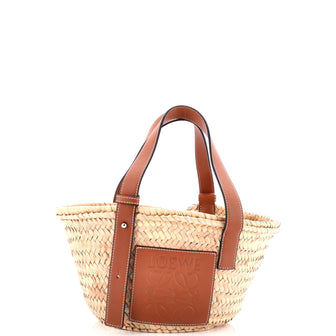 Loewe Basket Tote Raffia Small