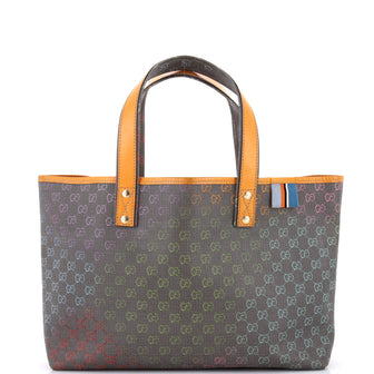 Gucci Web Loop Tote Multicolor GG Canvas Medium