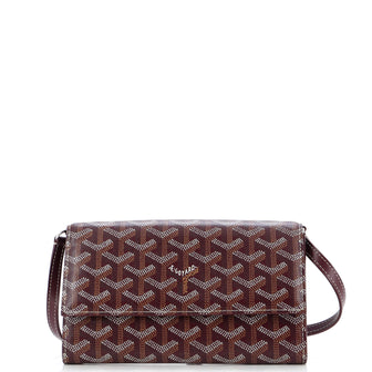 Goyard Varenne Continental Wallet with Strap Coated Canvas
