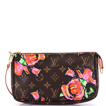 Louis Vuitton Pochette Accessoires Limited Edition Monogram Roses