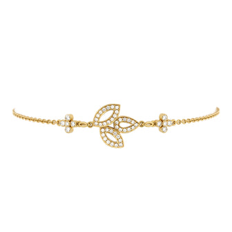Harry Winston Lily Cluster Bracelet 18K Yellow Gold with Diamonds