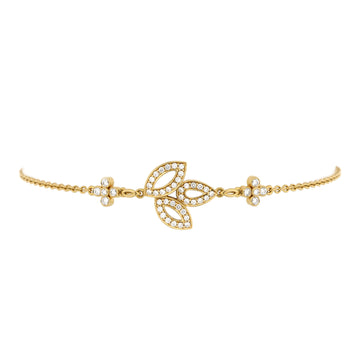 Harry Winston Lily Cluster Bracelet 18K Yellow Gold with Diamonds