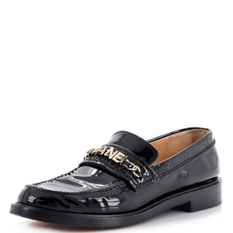 Chanel Women's Logo Loafers Patent