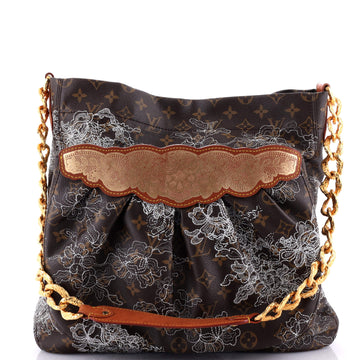 Louis Vuitton Fersen Handbag Limited Edition Monogram Dentelle