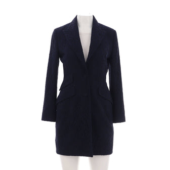 Christian Dior Women's Three Pocket Button Up Coat Lace