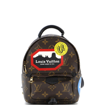 Louis Vuitton Palm Springs Backpack Limited Edition World Tour Monogram Canvas Mini