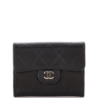 Chanel Classic Flap Card Case Quilted Lambskin