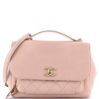 Chanel Business Affinity Flap Bag Quilted Caviar Large