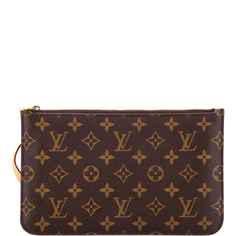 Louis Vuitton Neverfull Pochette Monogram Canvas Large