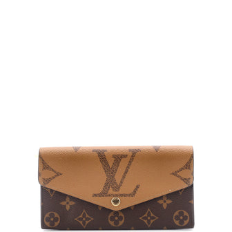 Louis Vuitton Sarah Wallet NM Reverse Monogram Giant and Monogram Canvas