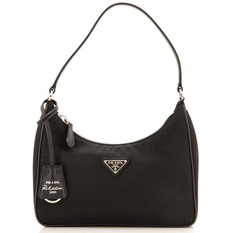 Prada Re-Edition 2005 Hobo Tessuto with Saffiano Leather Mini