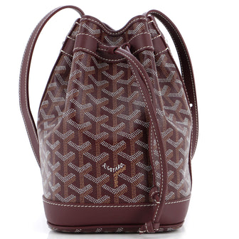 Goyard Petit Flot Bucket Bag Coated Canvas PM