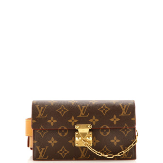 Louis Vuitton S Lock Belt Pouch Monogram Canvas