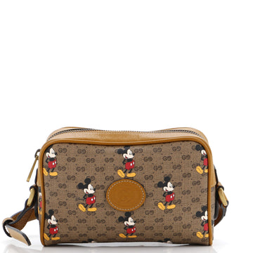 Gucci Disney Mickey Mouse Shoulder Bag Printed Mini GG Coated Canvas Mini