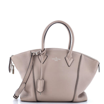 Louis Vuitton Soft Lockit Handbag Leather PM