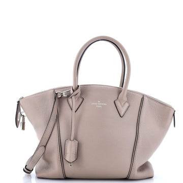 Louis Vuitton Soft Lockit Handbag Leather PM