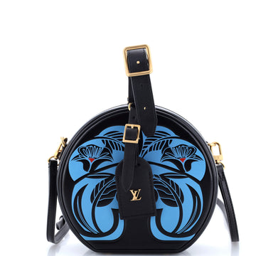 Louis Vuitton Petite Boite Chapeau Bag Anachro Bleu Printed Calfskin