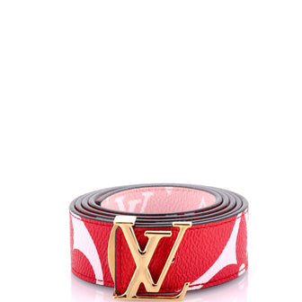 Louis Vuitton LV Iconic Reversible Belt Limited Edition Colored Monogram Canvas Medium