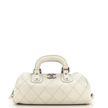 Chanel Outdoor Ligne Doctor Bag Quilted Caviar Small