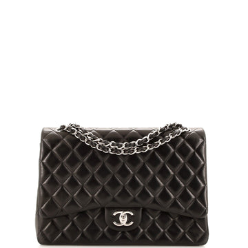 Chanel Classic Double Flap Bag Quilted Lambskin Maxi