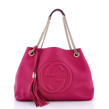 Gucci Soho Chain Strap Shoulder Bag Leather Medium