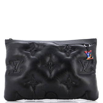 Louis Vuitton A4 Pouch Monogram Puffer Lambskin