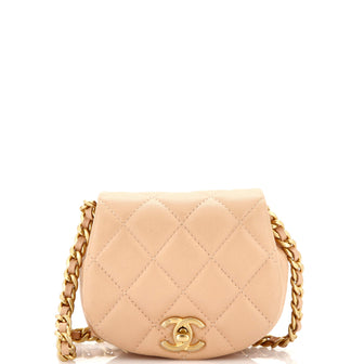 Chanel Coco Mail Clutch with Chain Quilted Calfskin Mini