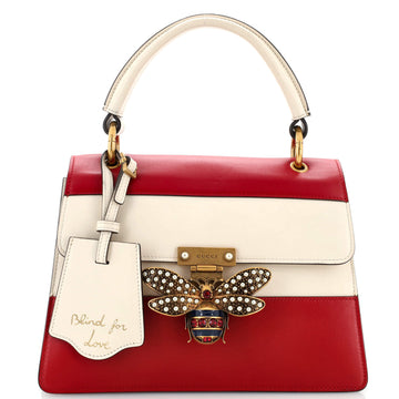 Gucci Queen Margaret Top Handle Bag Leather Small