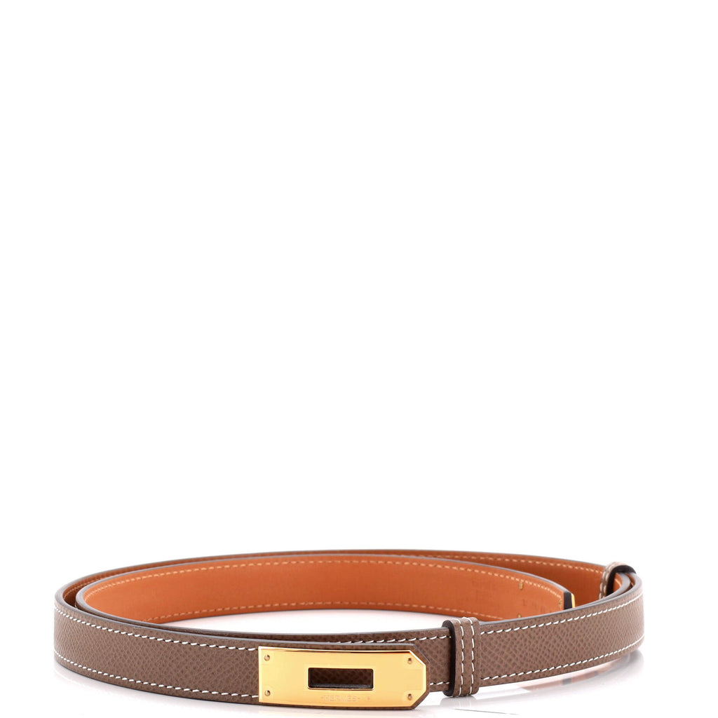 Kelly Belt Leather Thin 85 / gray