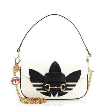 Gucci x Adidas Horsebit 1955 Shoulder Bag Leather East West