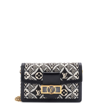 Louis Vuitton Dauphine Chain Wallet Limited Edition Since 1854 Monogram Jacquard
