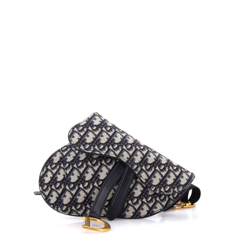 Christian Dior Saddle Belt Bag Oblique Canvas