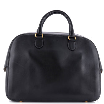 Gucci Animal Duffle Bag Embossed Leather Large