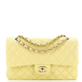 Chanel Classic Double Flap Bag Quilted Caviar Medium