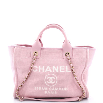 Chanel Deauville NM Tote Mixed Fibers Small