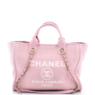 Chanel Deauville NM Tote Mixed Fibers Small