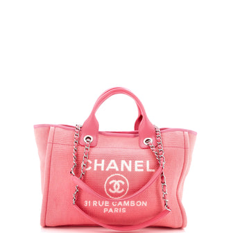 Chanel Deauville NM Tote Mixed Fibers Small