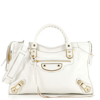 Balenciaga City Classic Metallic Edge Bag Leather Medium
