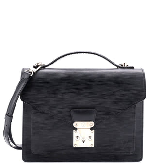 Louis Vuitton Monceau Handbag Epi Leather