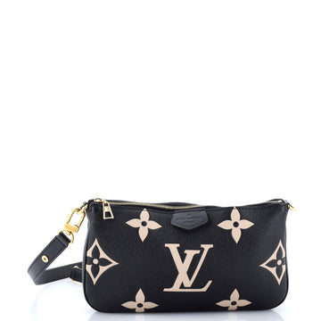 Louis Vuitton Multi Pochette Accessoires Bicolor Monogram Empreinte Giant