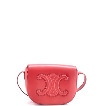 Celine Cuir Triomphe Folco Bag Leather