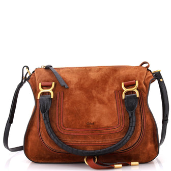 Chloe Marcie Satchel Nubuck Medium