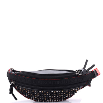 Christian Louboutin Paris NYC Waist Bag Spiked Nylon Small