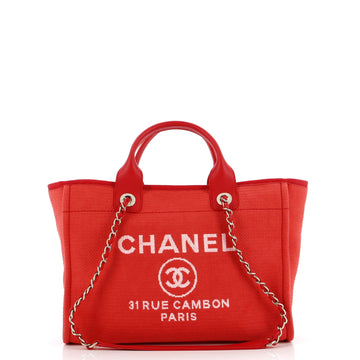 Chanel Deauville NM Tote Mixed Fibers Small